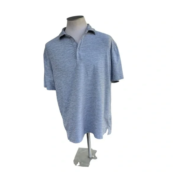 Lakota Men’s Heather Gray Performance Polo - Size Large - Picture 3 of 8